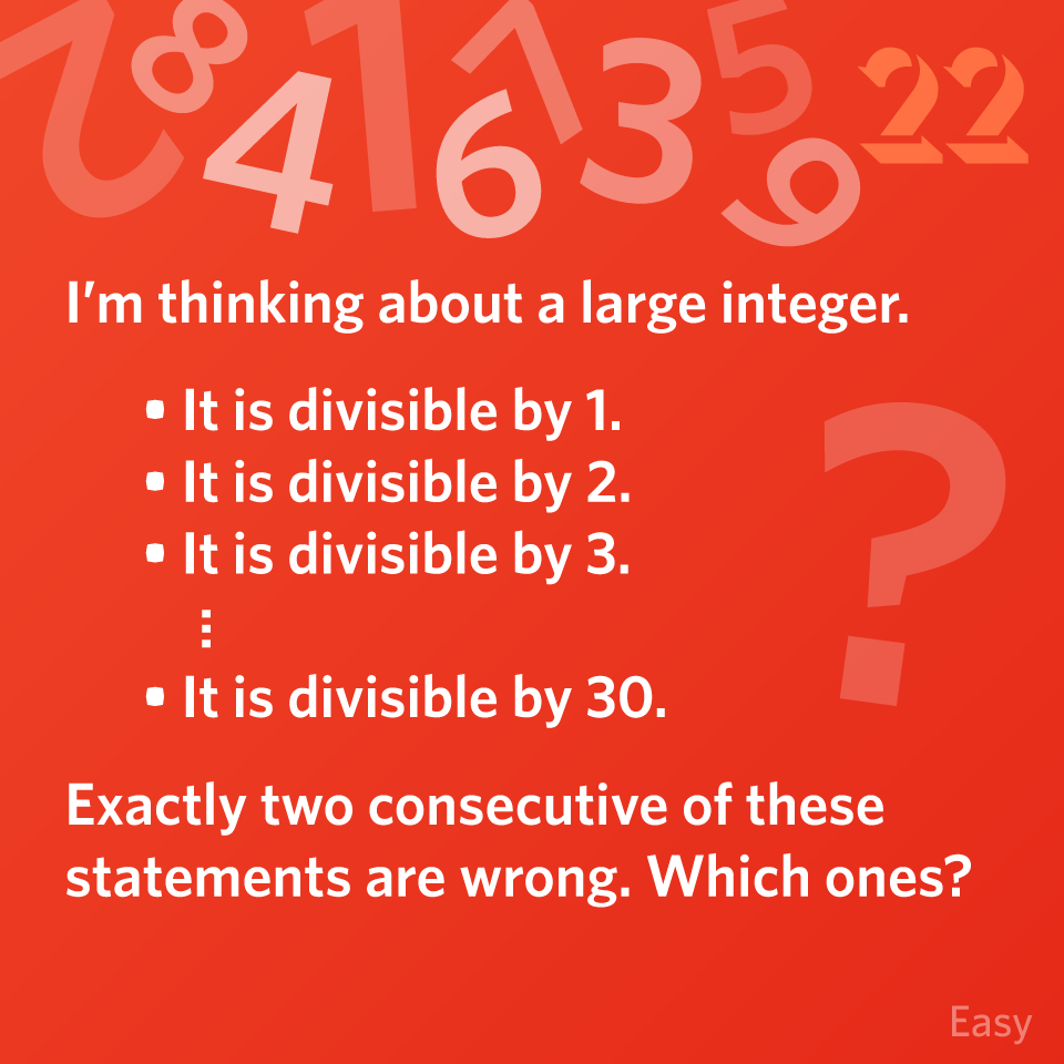 Puzzle 22 of 2018